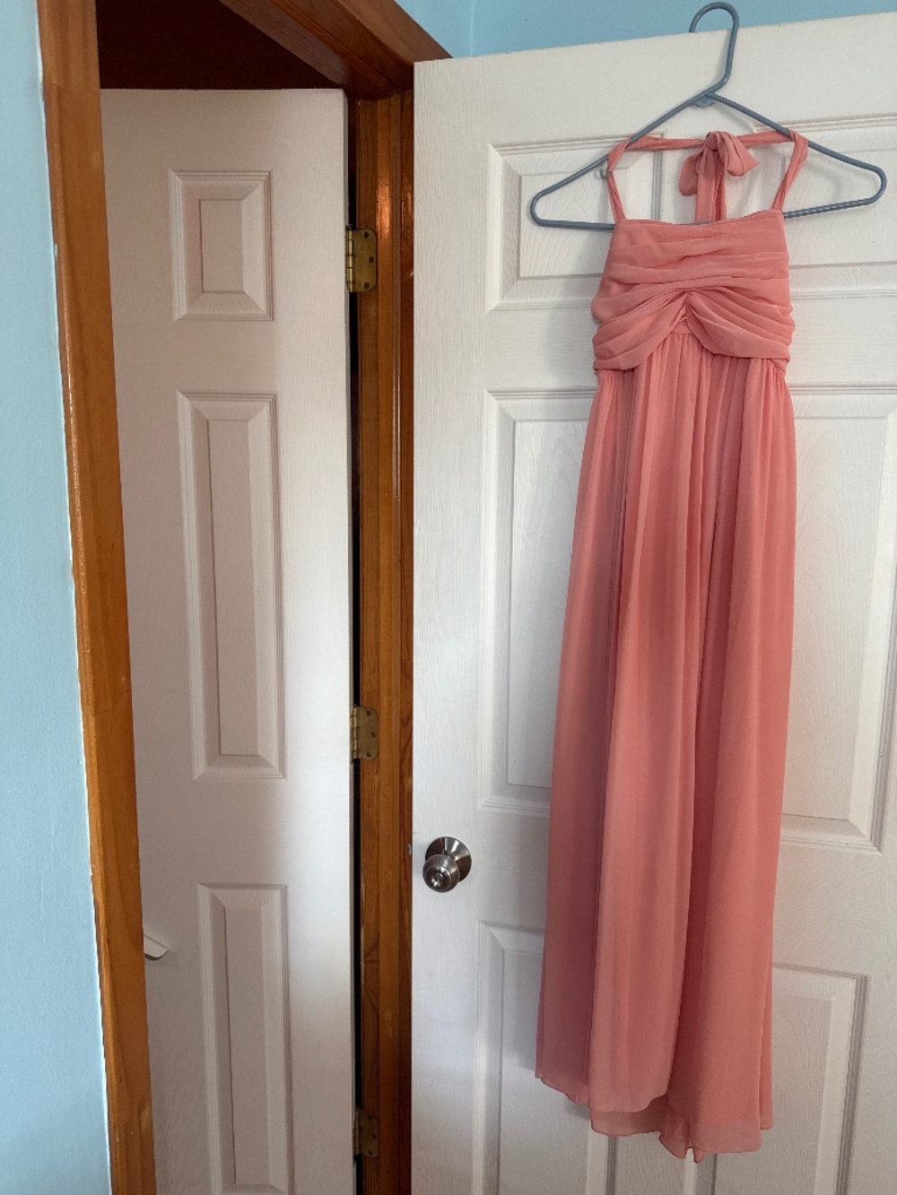 Seahorse by Watters Girl’s Junior Bridesmaid Dress Sz 12 Style 46534 Dusty Rose